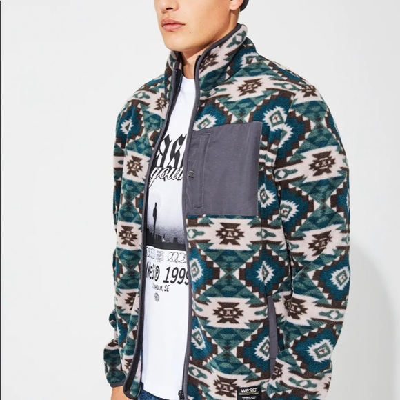 WeSC Aztec Fleece Jacket - Picture 14 of 16